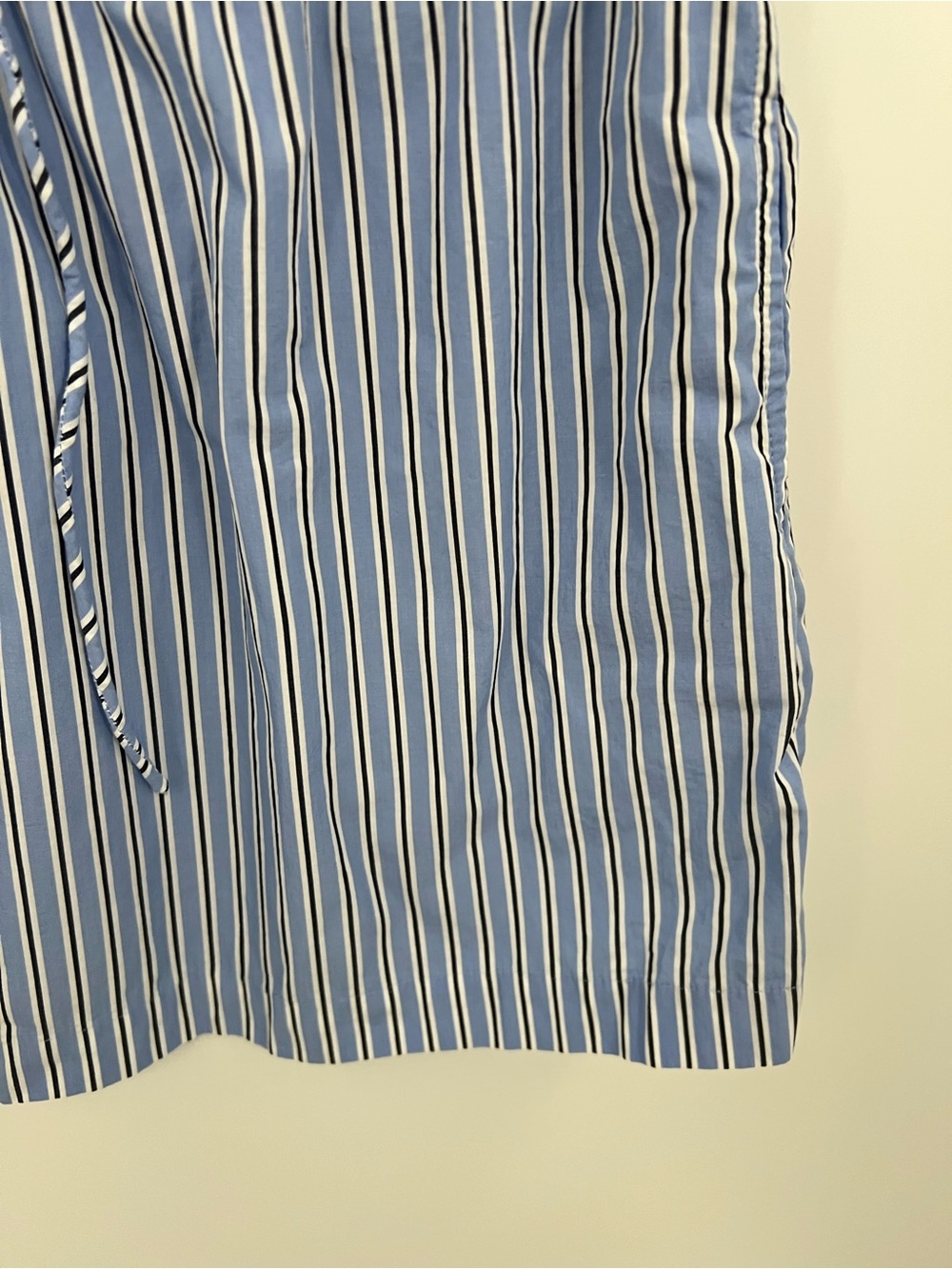 J. Crew drawstring poplin Striped Skirt - Picture 4 of 9